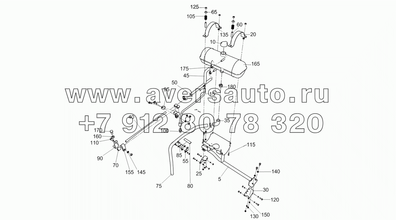  4308-1311005-60 Установка бачка расширительного