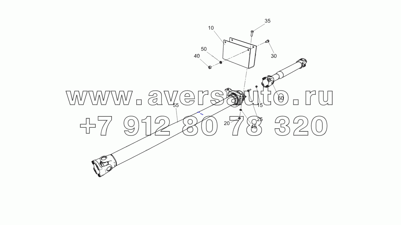  4308-2200001-42 Установка карданных валов