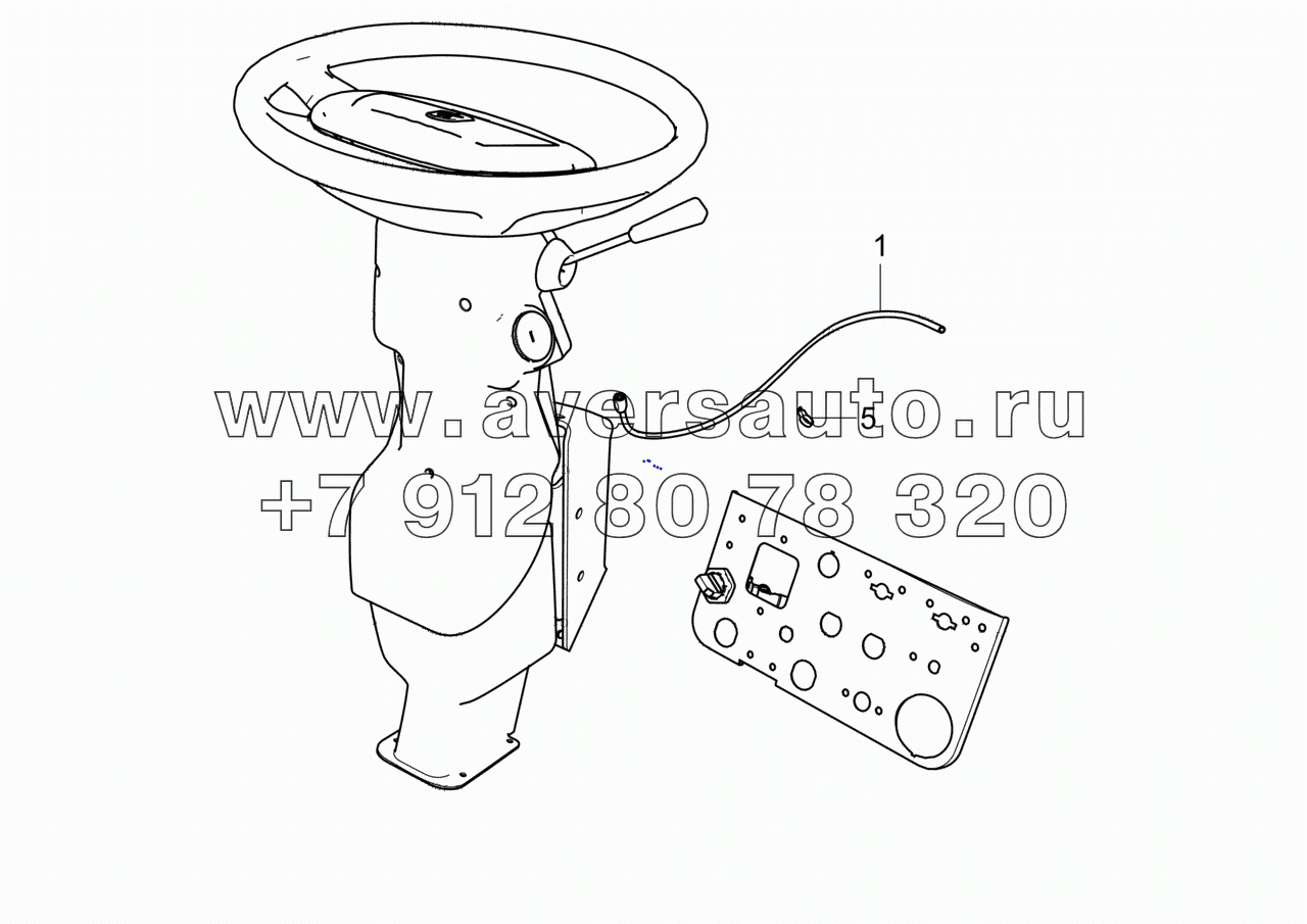  6520-3406014-19 Установка крана регулировки