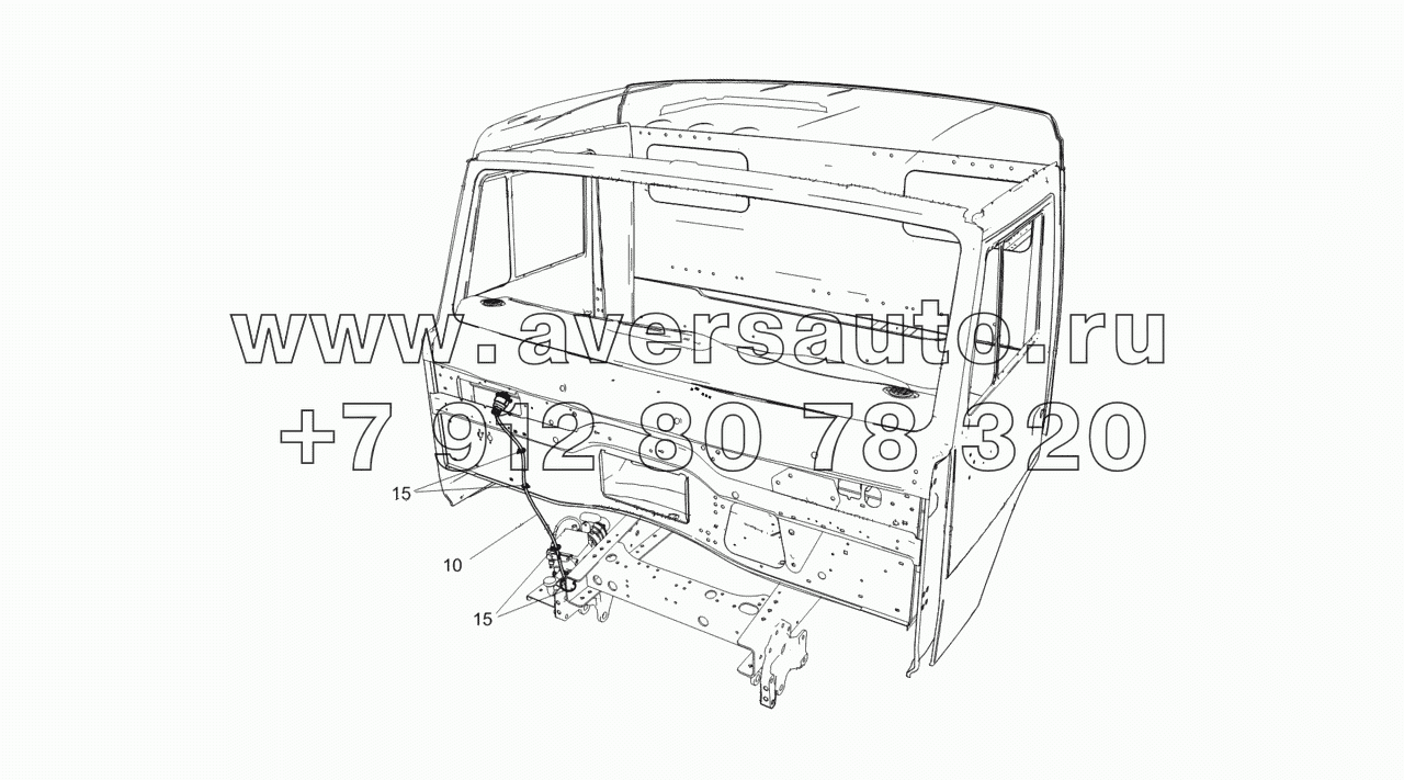  5308-3741013-20 Установка электрооборудования подогревателя на шасси