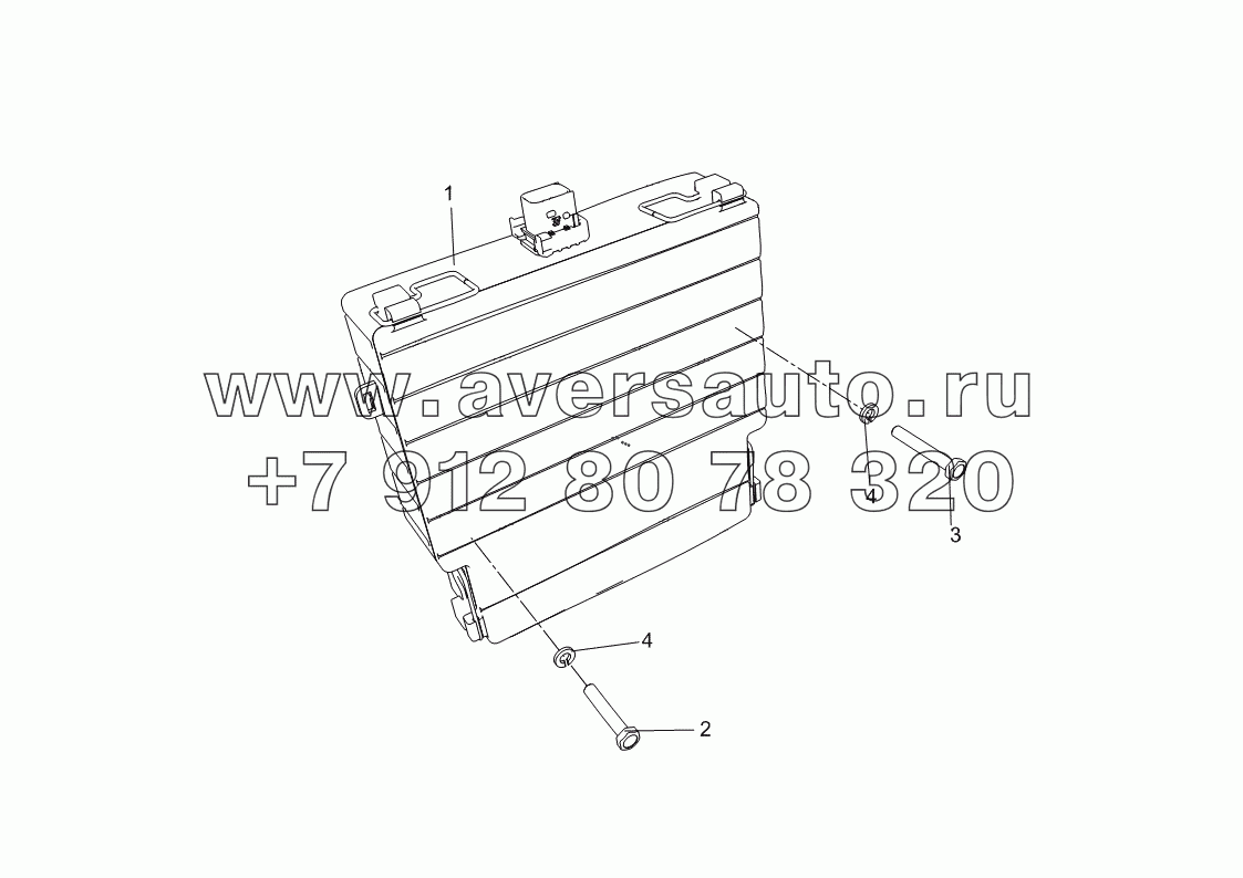  43253-4011220 Установка кожуха блоков АБС