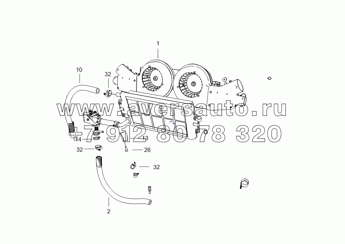  5308-8100005 Установка системы отопления