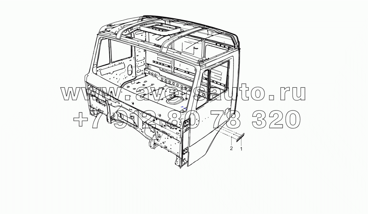  4308-8212008-01 Установка заводских боковых знаков