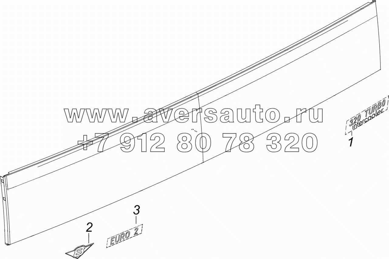  65115-8212291-18 Установка знаков двигателя
