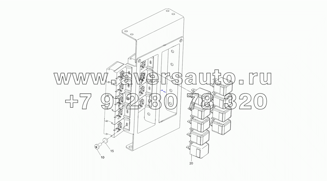  6520-4012002-13 Установка реле