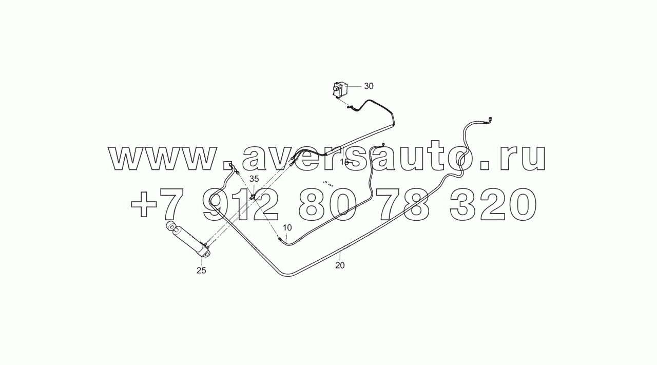  5308-5003179-20 Механизм опрокидывания кабины