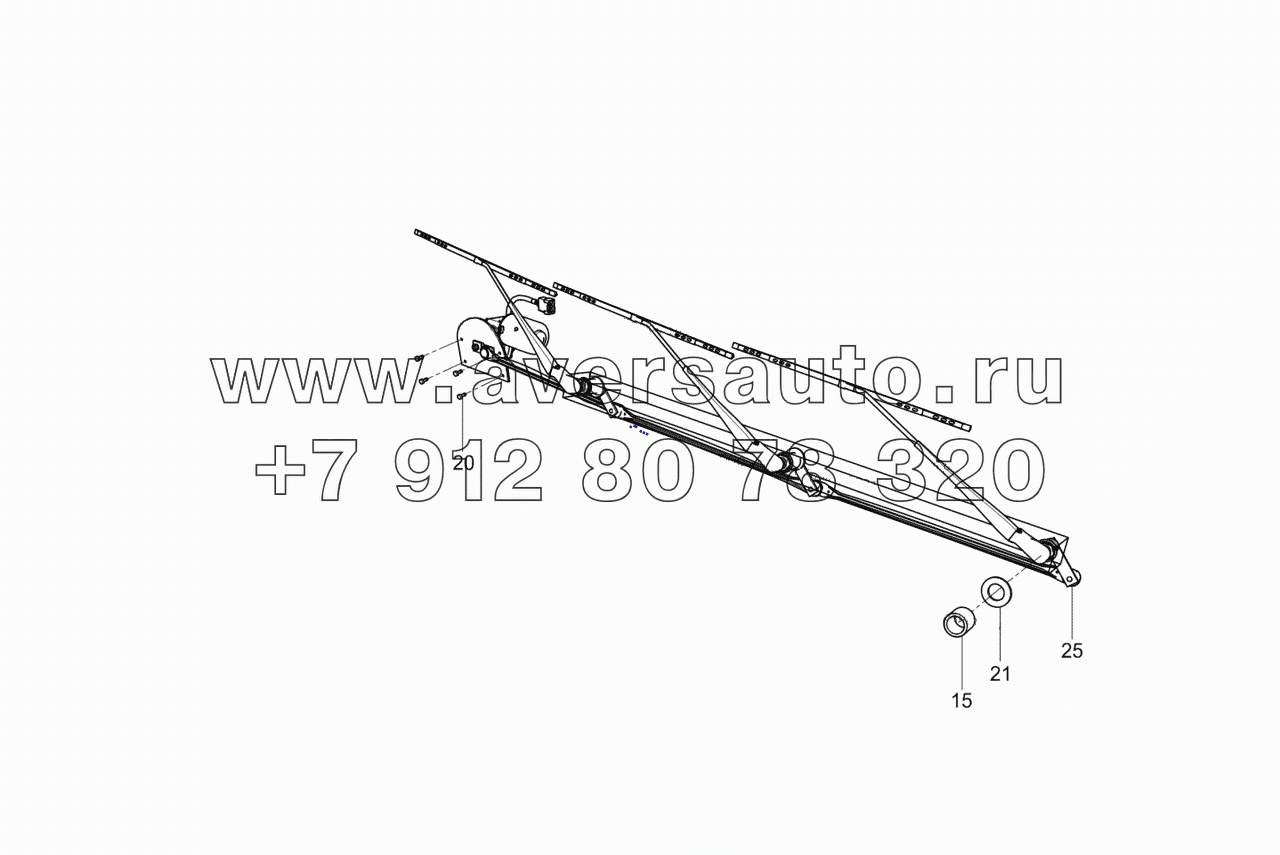  6520-5205001 Установка стеклоочистителя