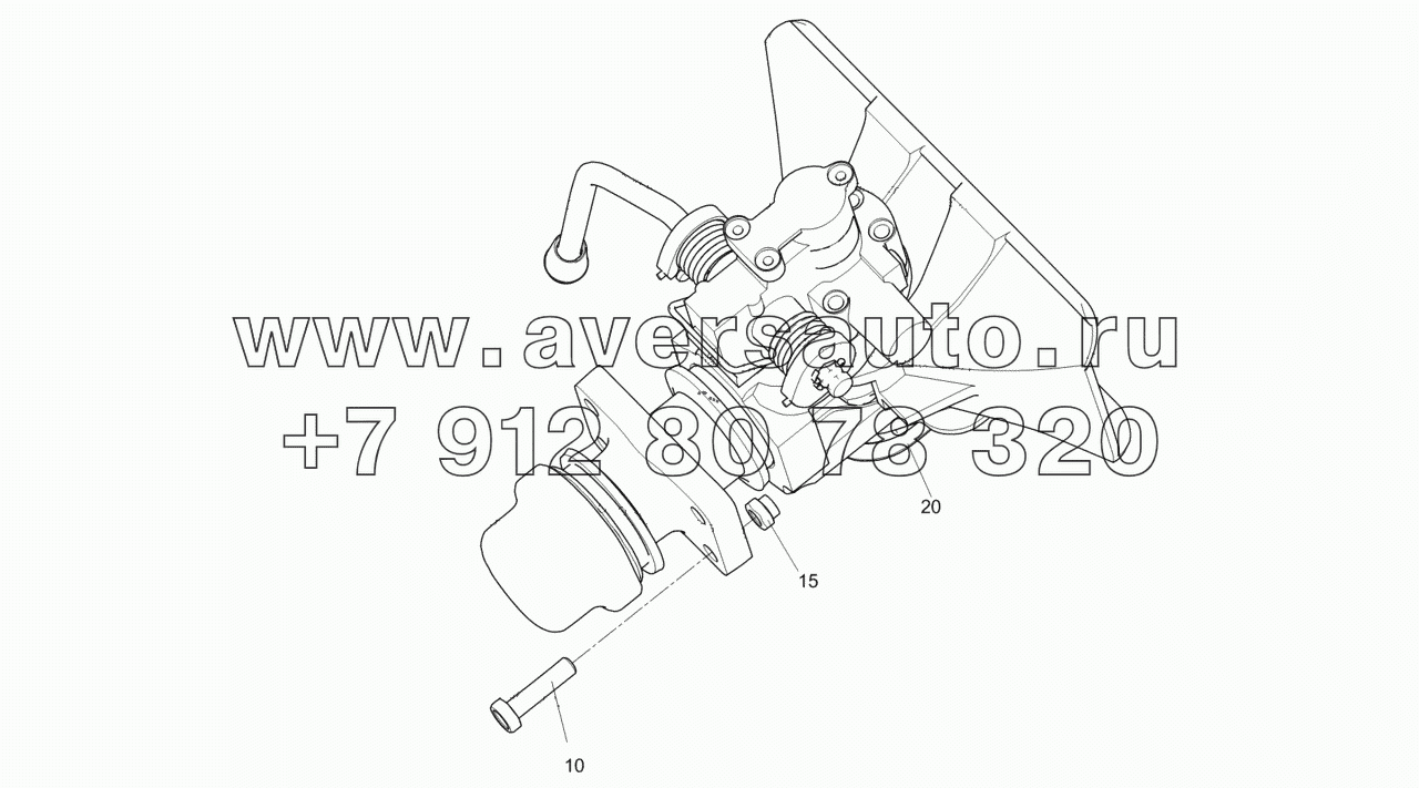  4308-2707001-02 Установка тягово-сцепного устройства.