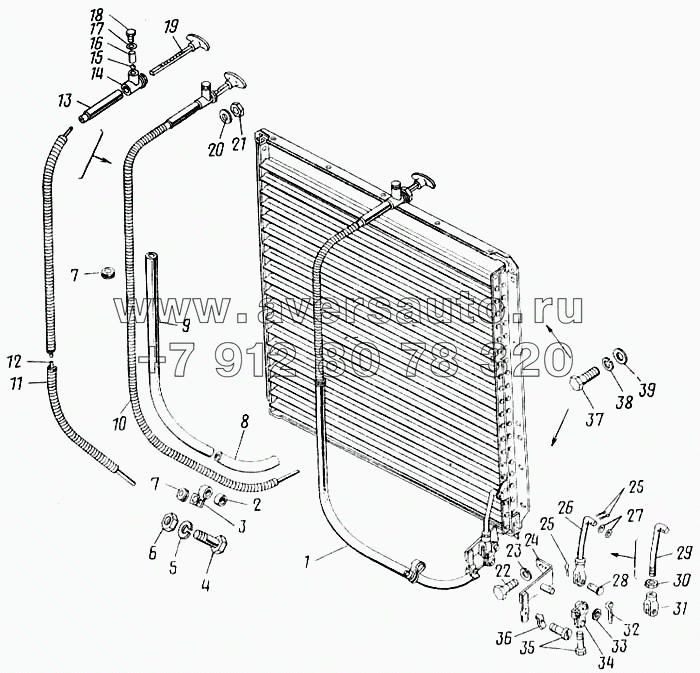 Управление жалюзи радиатора 5320-1310012