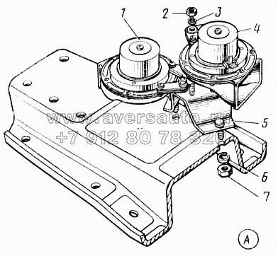 Сигналы звуковые среднего тона 5320-3721260, высокого тона 5320-3721252