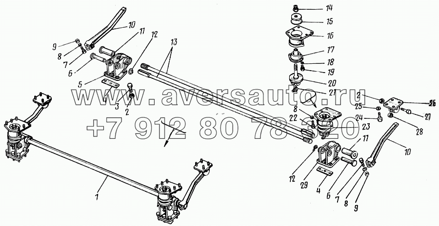Установка кронштейнов и механизма уравновешивания кабины М5320-5000003