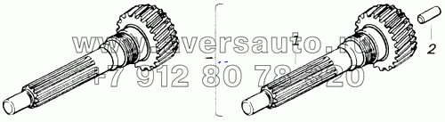 Вал первичный коробки передач с втулкой