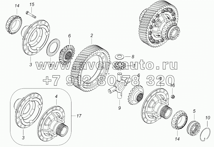 53229-2403011-10 Дифференциал заднего моста