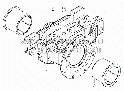 55111-2918070 Башмак рессоры с втулками