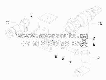 65115-3531010-80 Установка клапана накачки шин