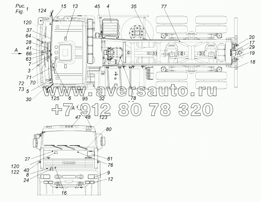 43118-3700012-30 Электрооборудование. Расположение на автомобиле