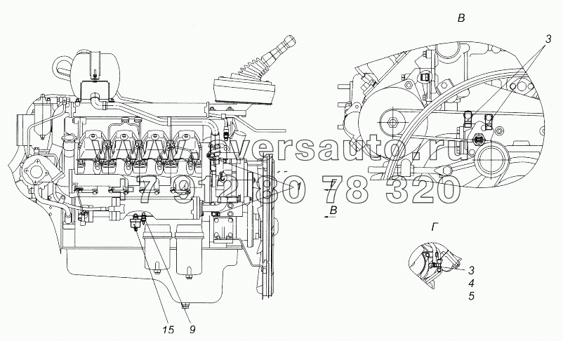 740.62-3800001-55 Установка заглушек