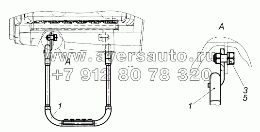 65115-8405020 Установка подножки дополнительной