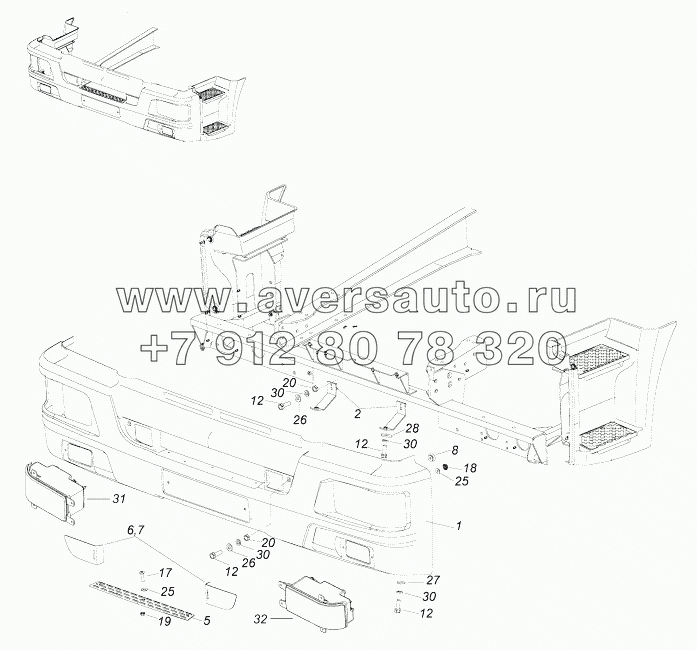 65115-8416010-50 Установка облицовки буфера