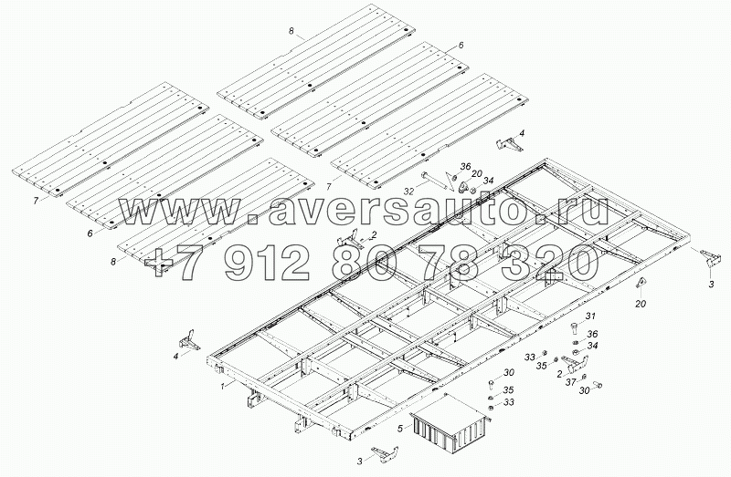 43118-8501010-10 Основание платформы