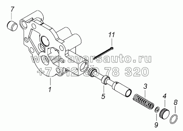 740.11-1011016-01 Крышка с клапаном