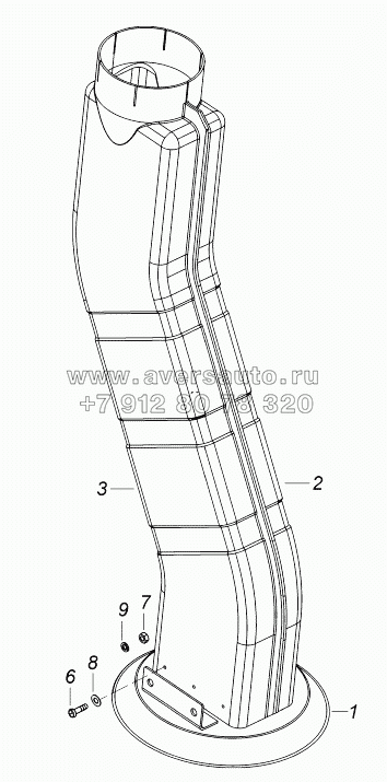 5350-1109400-20 Воздухопровод