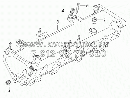 740.90-1115012-10 Коллектор впускной правый