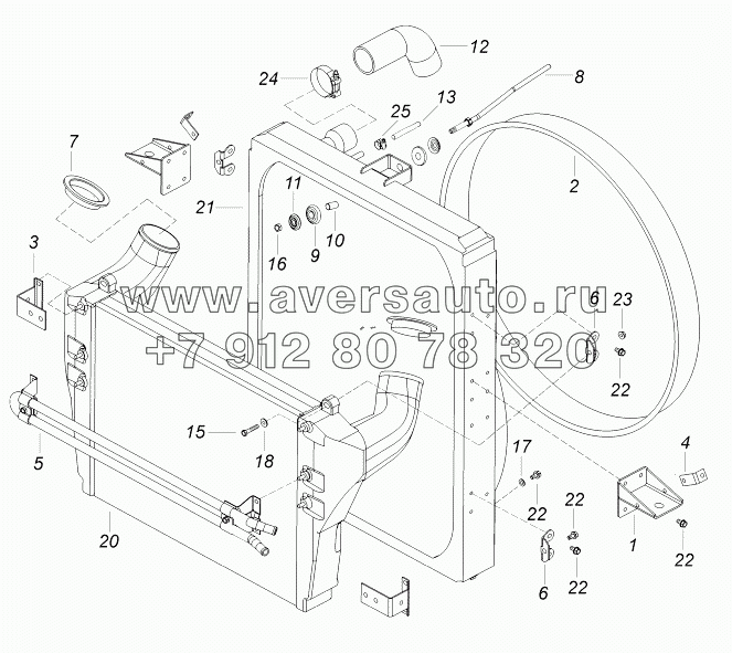 65115-1301005-50 Блок охлаждения