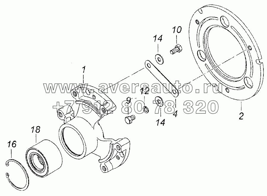 740.30-1317520-10 Ступица вентилятора с фрикционным диском