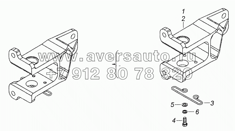 53205-2806114 Вилка буксирная с пружиной