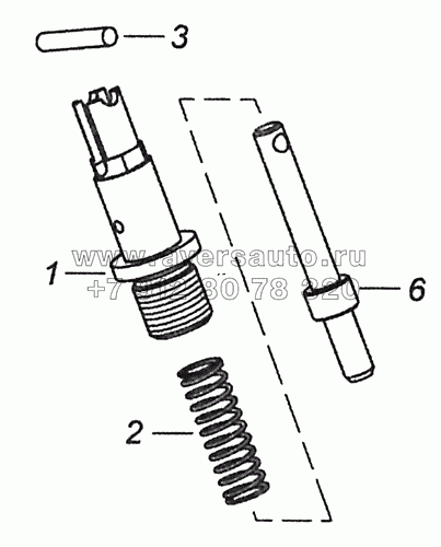 740.1005440-10 Фиксатор маховика