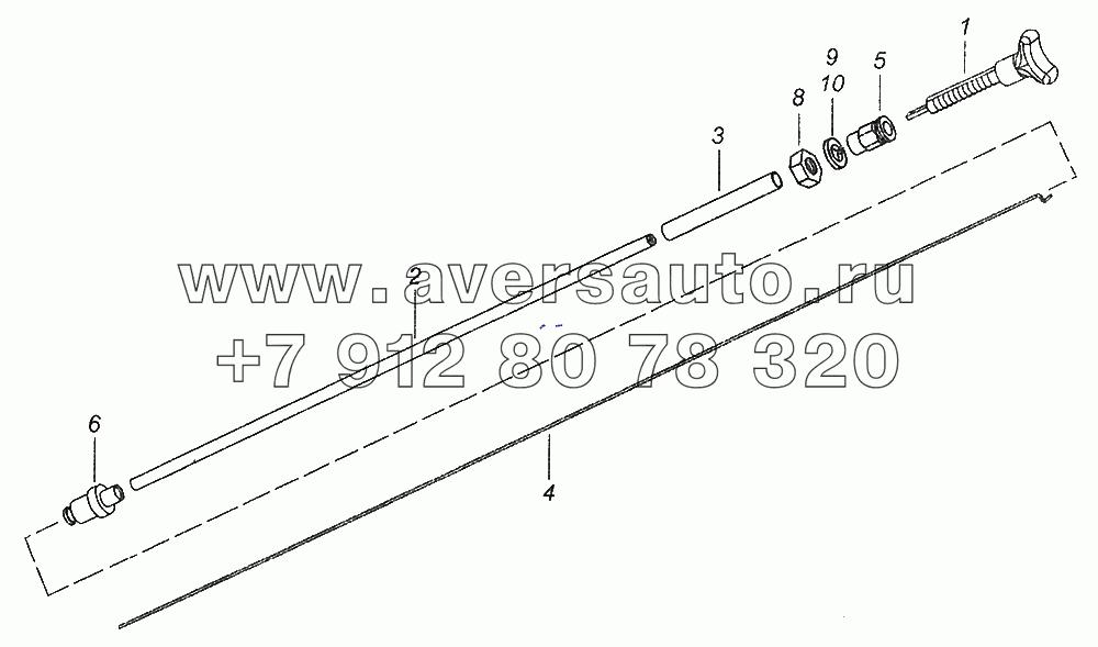 5320-1108120-99 Тяга ручного управления подачей топлива двигателя