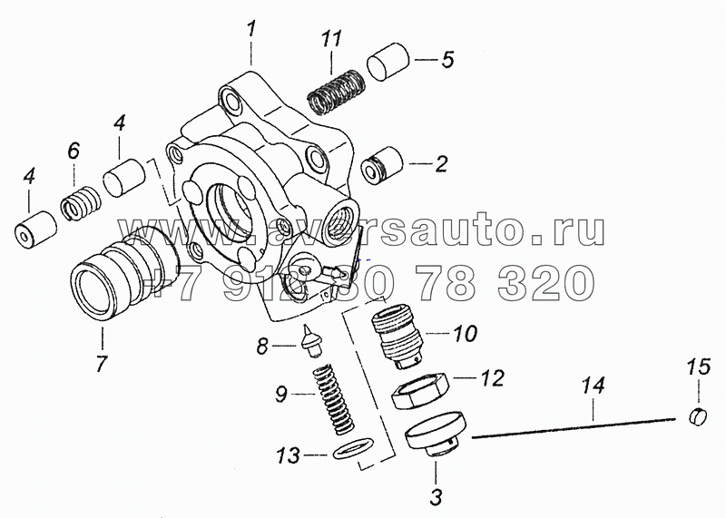 4310-3430012 Клапан управления гидроусилителем руля