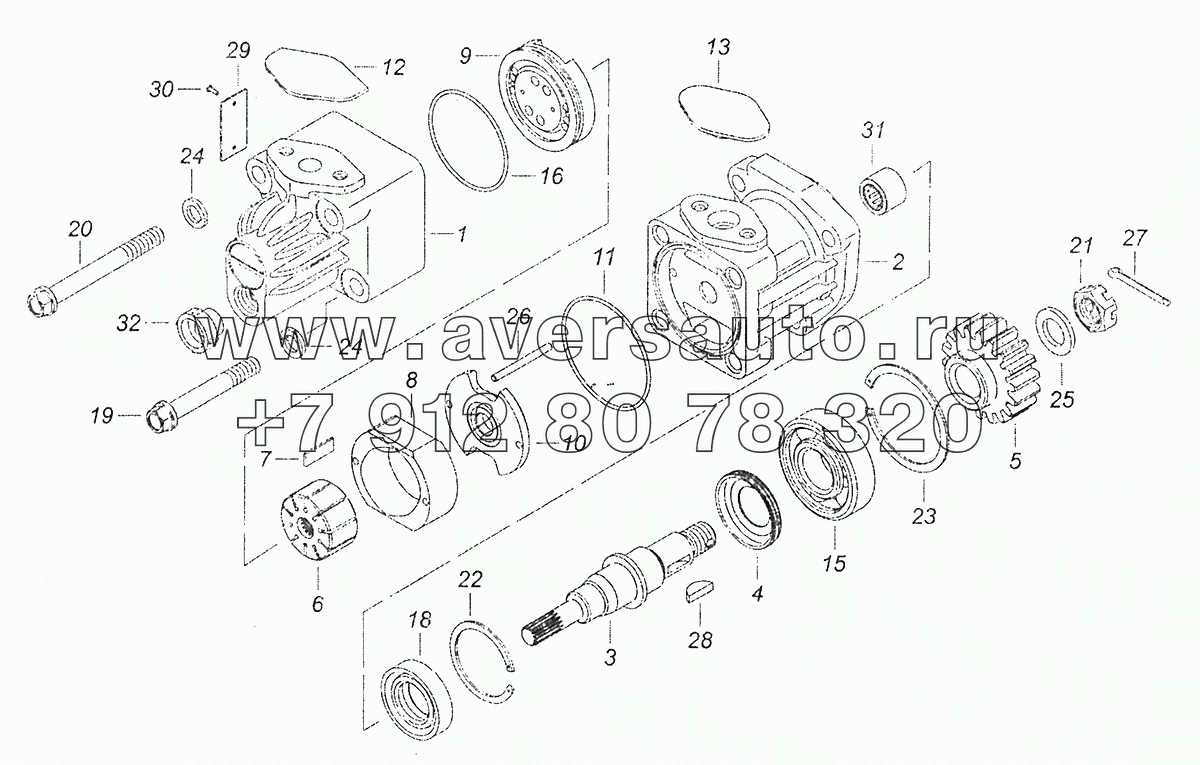 4310-3407201-02 Насос гидроусилителя руля