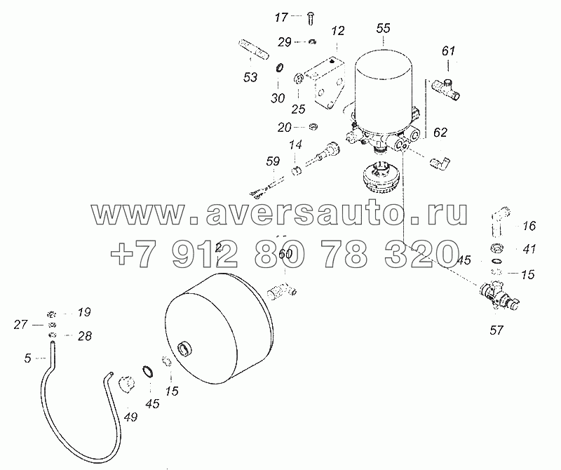 43114-3500011-04 Установка осушителя