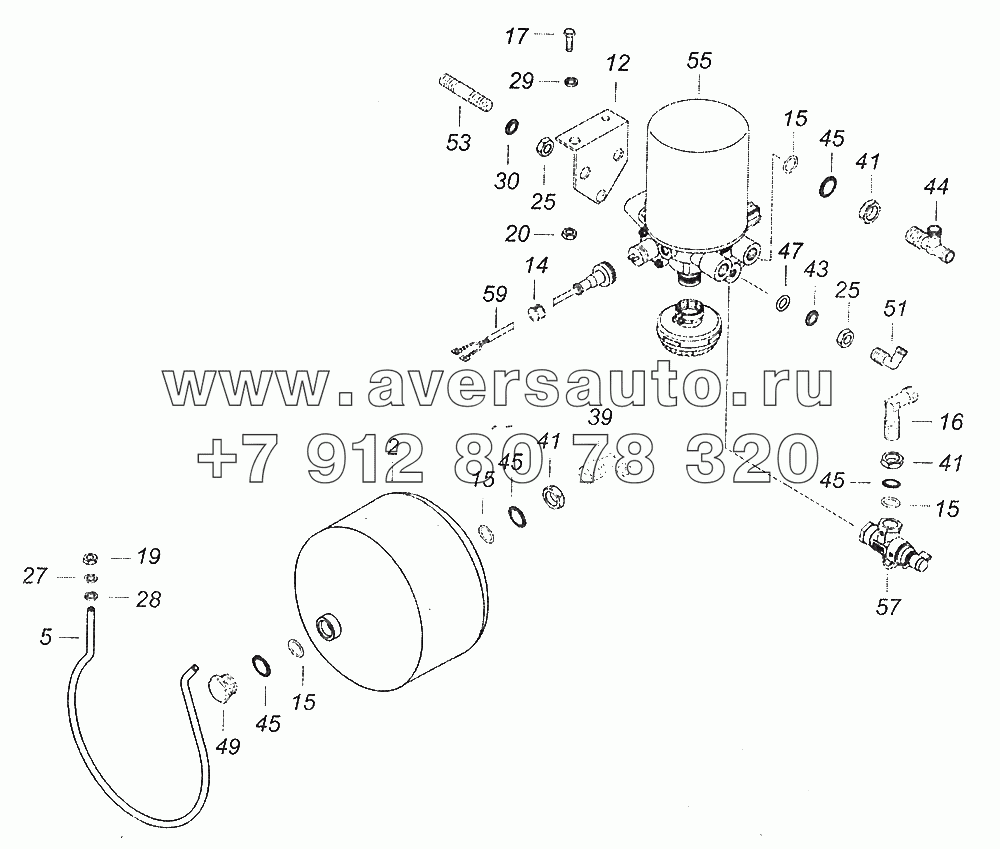 43114-3500011-17 Установка осушителя