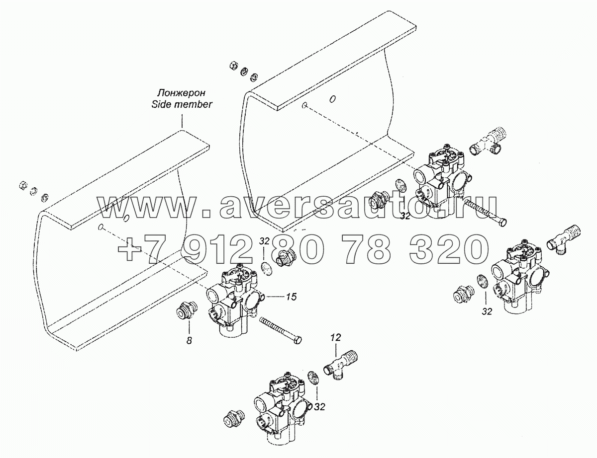 53205-3500042-41 Установка модуляторов АБС