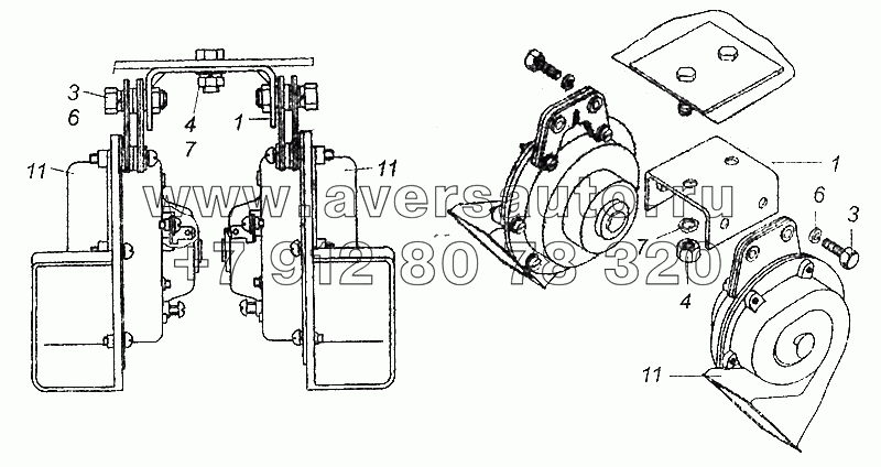 5320-3721001-10 Установка звуковых электрических сигналов