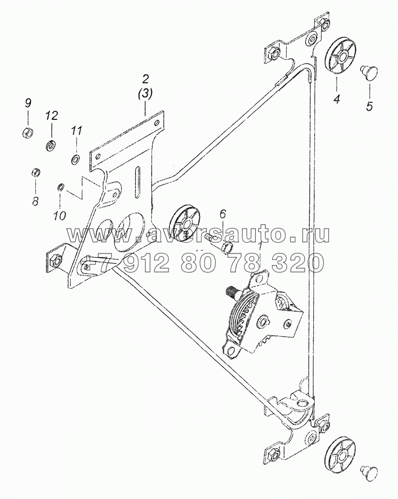 53205-6104011 Стеклоподъемник двери