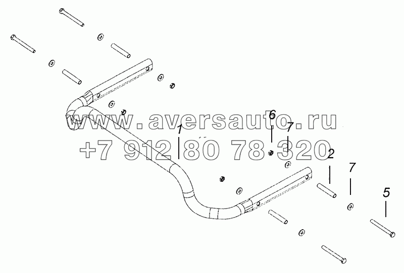 53205-5114250 Установка усилителя противоударного