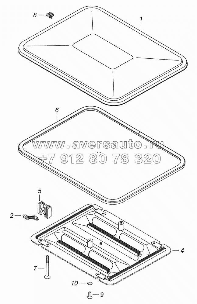 53205-5713008 Установка вентиляционного люка крыши