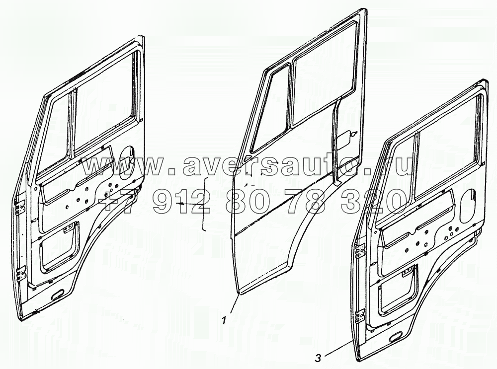 53205-6100014 Дверь правая
