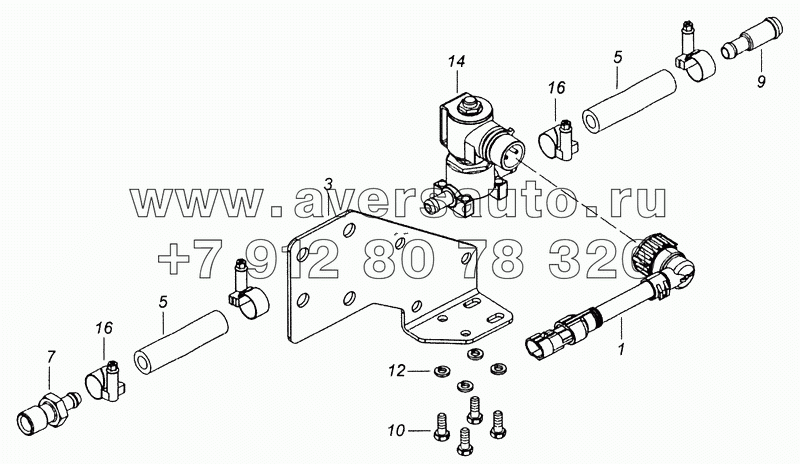 65115-1208650 Клапан в сборе