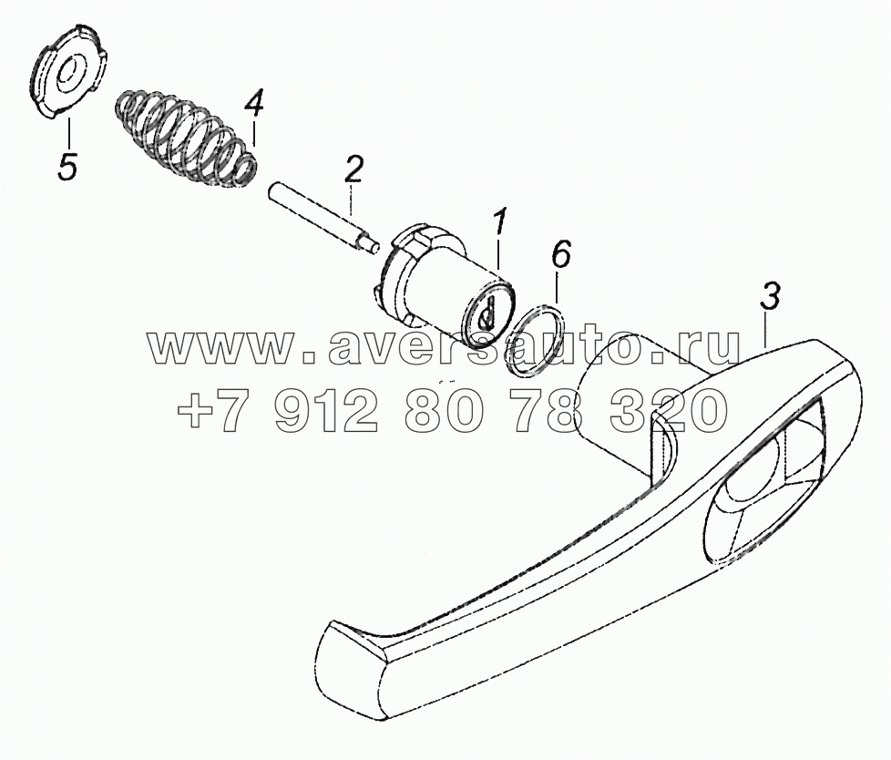 5320-6105150 Ручка двери наружная