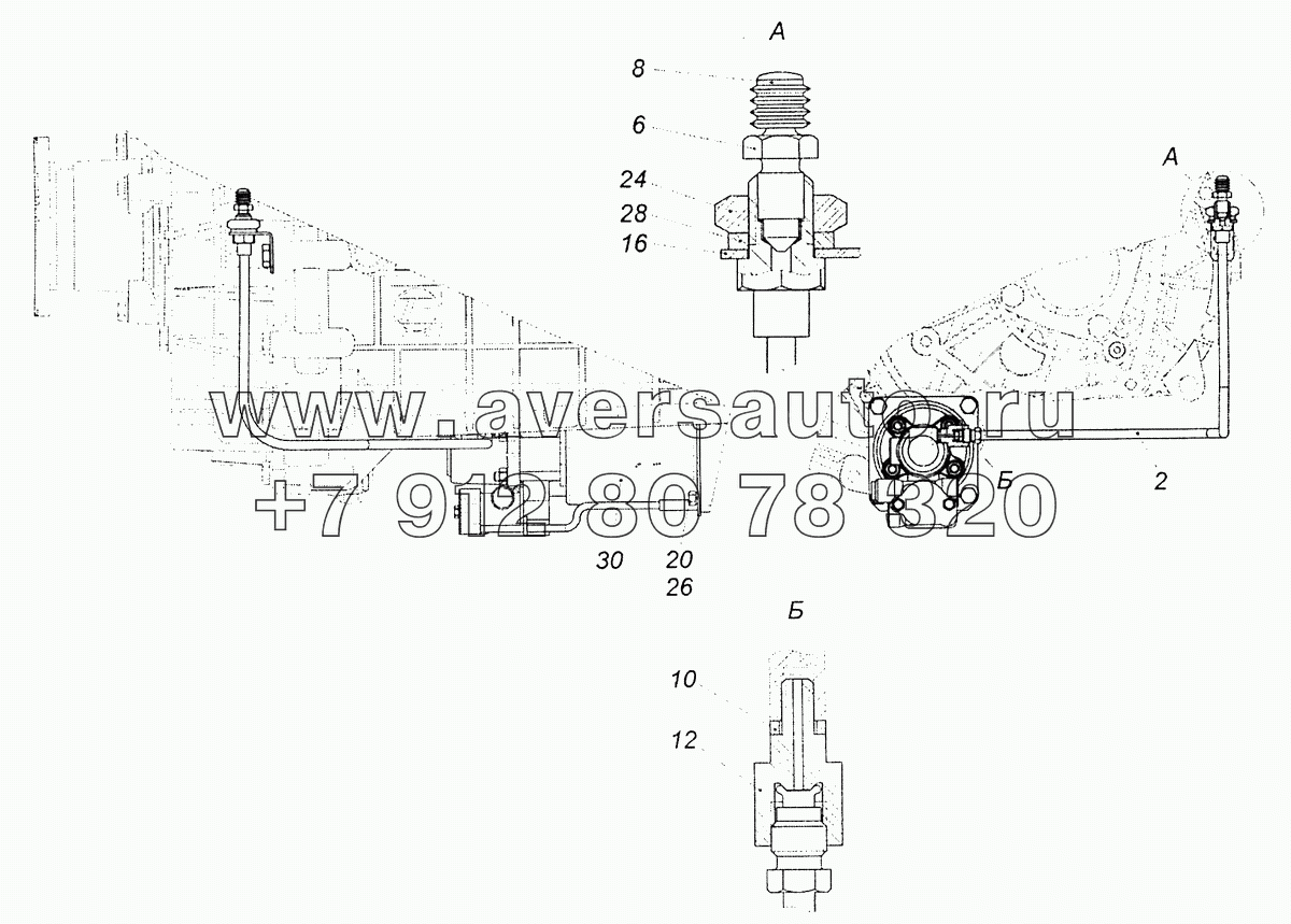 43255-1609509-10 Установка пневмогидравлического усилителя