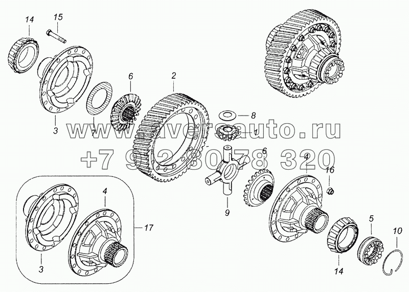 53229-2403011-10 Дифференциал заднего моста