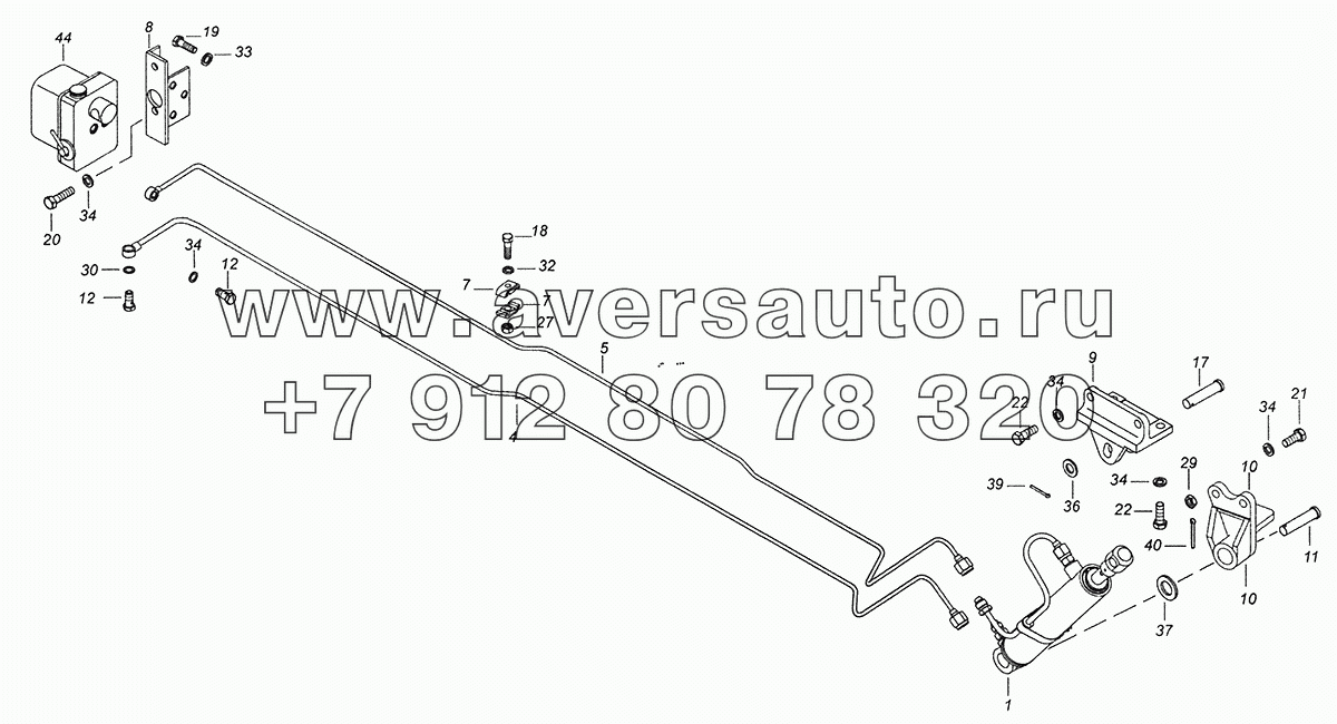 43255-5000079 Установка механизма опрокидывания кабины