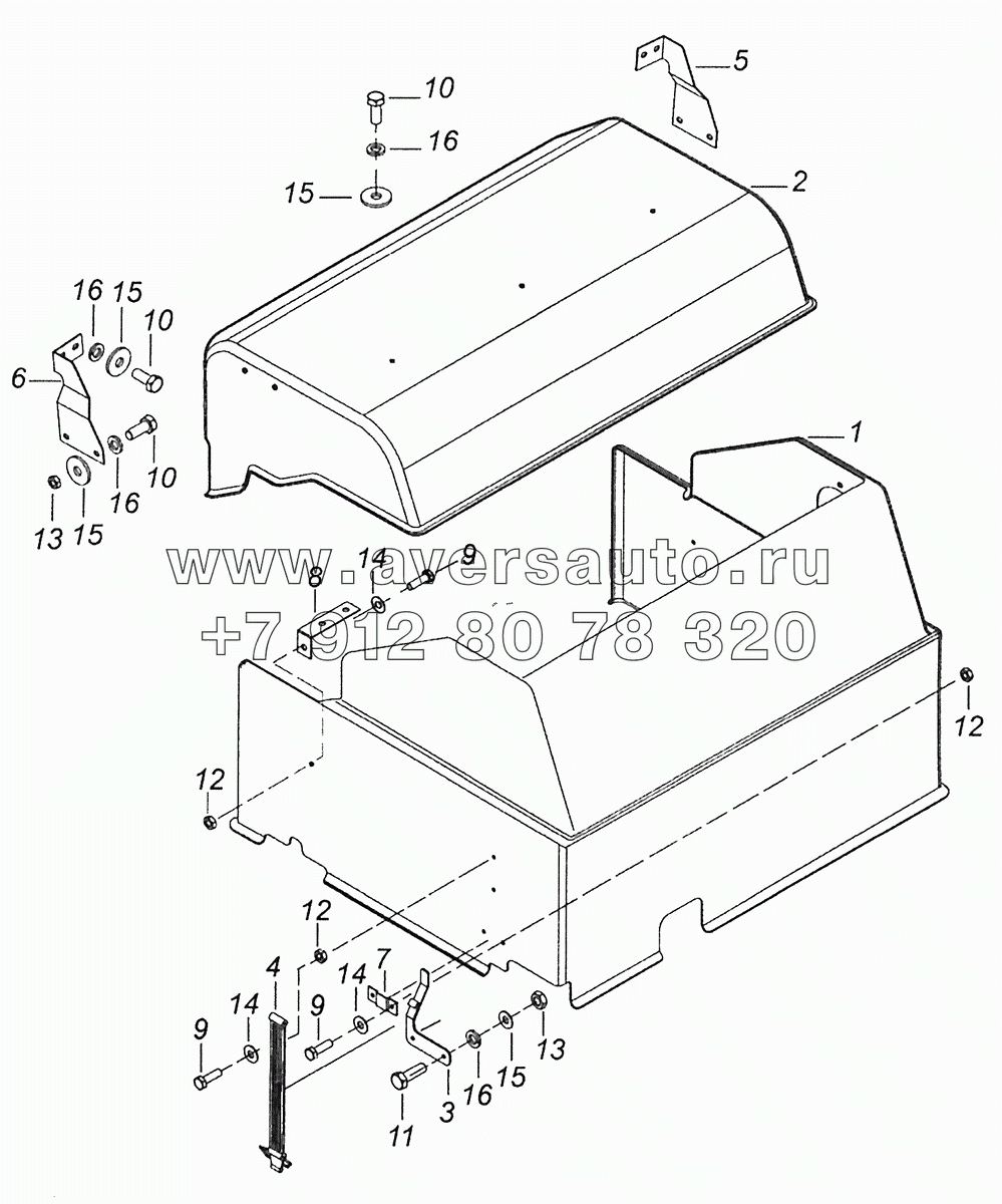 43255-5614200 Установка шумоизоляционного экрана
