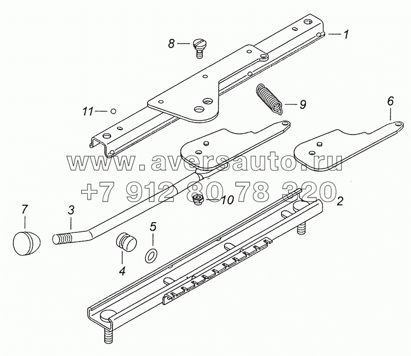 5320-6804111 Механизм перемещения сиденья водителя