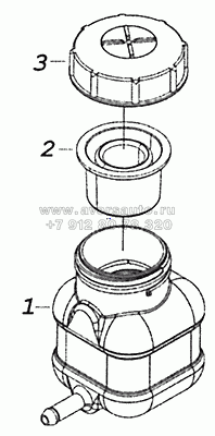 5320-1602560 Бачок главного цилиндра привода сцепления